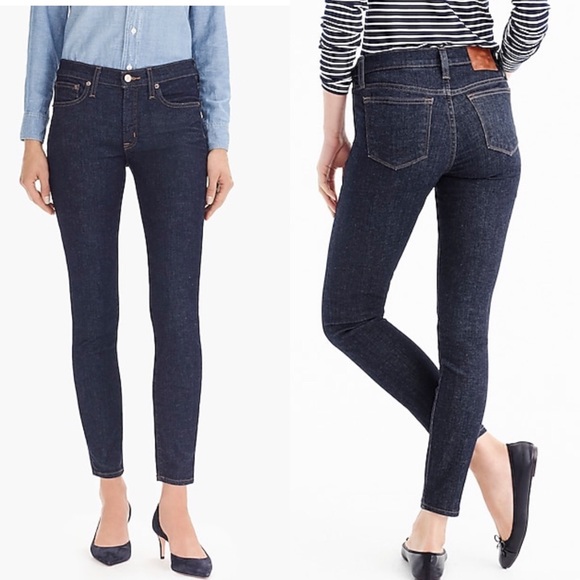 J Crew Toothpick Zip Ankle Skinny Jeans - Picture 1 of 5